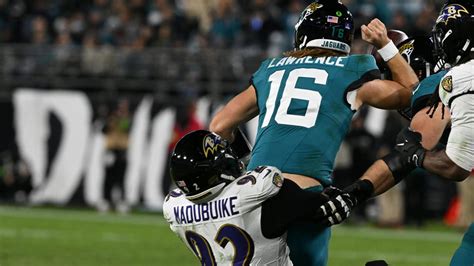 Justin Madubuike Ties NFL Sack Streak Record | Ravens-Jaguars ...