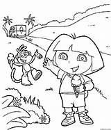 Coloring Pages Of Dora The Explora sketch template