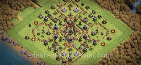 Best Anti 2 Stars Base TH10 with Link, Hybrid - Town Hall Level 10 Base ...