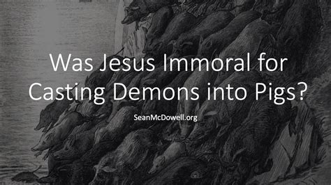 Jesus Cast Out Demons Into Pigs