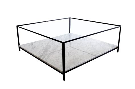 Glass and Marble Cocktail Table | Coffee table, Marble tables living room, Custom coffee table