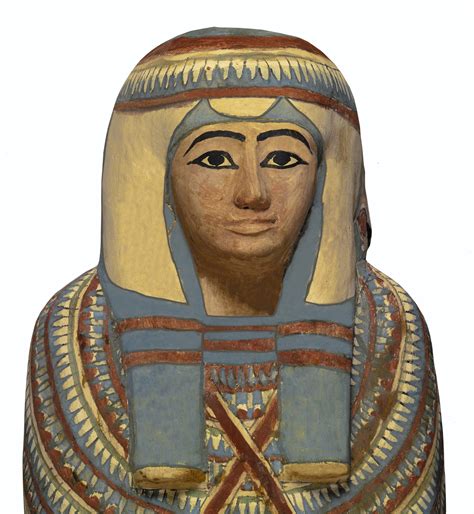 File:Egyptian - Mummy and Painted Cartonnage of an Unknown Woman ...