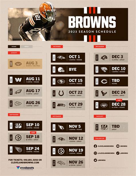 Cleveland Browns Schedule 2024 2025 Printable - Rycca Clemence