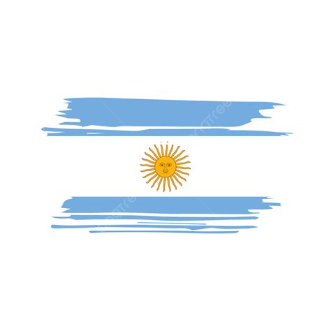 Argentina Brush Flag, Argentina Brush, Argentina Flag, Argentina PNG and Vector with Transparent ...