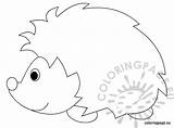Hedgehog coloring Sheet – Coloring Page sketch template