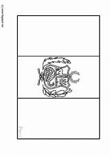 Peruvian Flag Coloring Page Pages sketch template