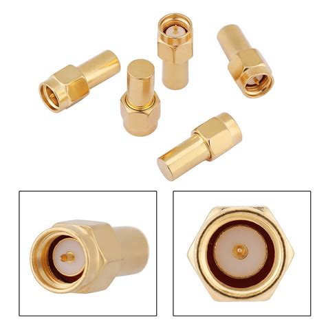 5Pcs RF Terminators, SMA Male Connector RF Coaxial Matched Terminator ...