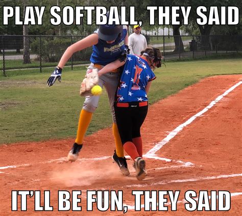 Pin by Lily Faith Holton on Softball | Softball memes, Funny softball ...