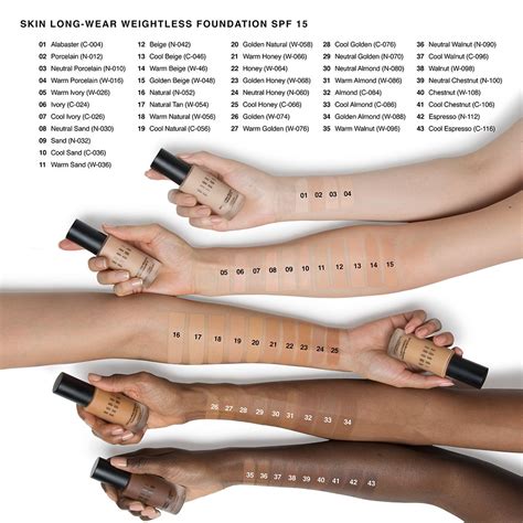 Skin Long Wear Weightless Foundation in 42 Shades | Weightless foundation, Bobbi brown ...