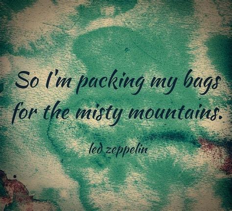 Les Zeppelin - Misty Mountain Hop lyrics | Misty mountain hop, Led ...