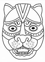 Tribal Mask coloring page  Download Print Or Color Online For Free sketch template