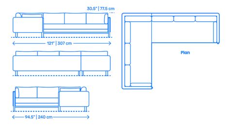 L Shaped Sofa Side Elevation Cad Block | www.resnooze.com