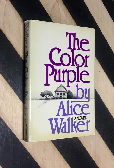 The Color Purple: A Novel by Alice Walker (1982) hardcover book