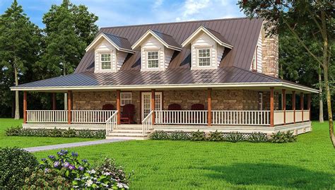 Plan 3027D: Wonderful Wrap-Around Porch | Porch house plans, Country ...