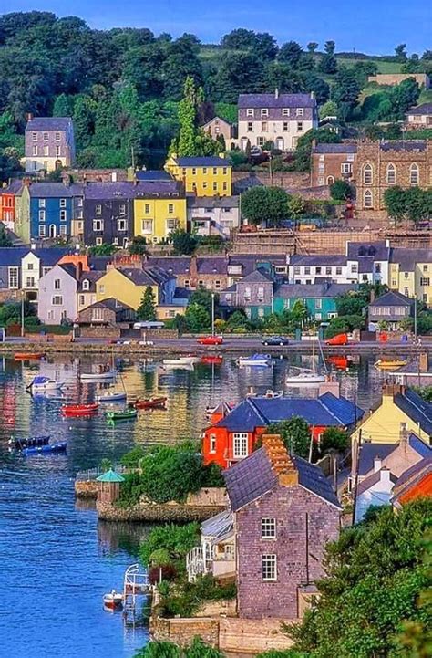 Colourful town of Kinsale, County Cork, Ireland. | Ireland landscape, Irish vacation, Ireland ...