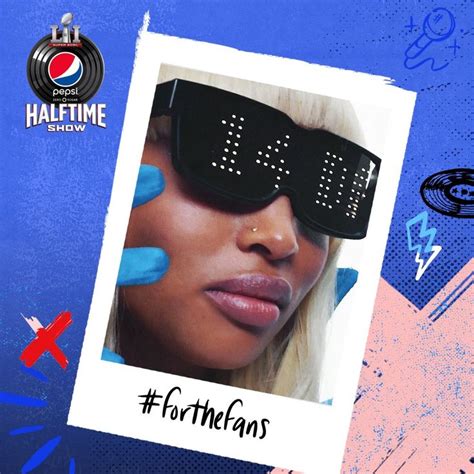 a woman with blue nails and sunglasses on her face is featured in an ad ...