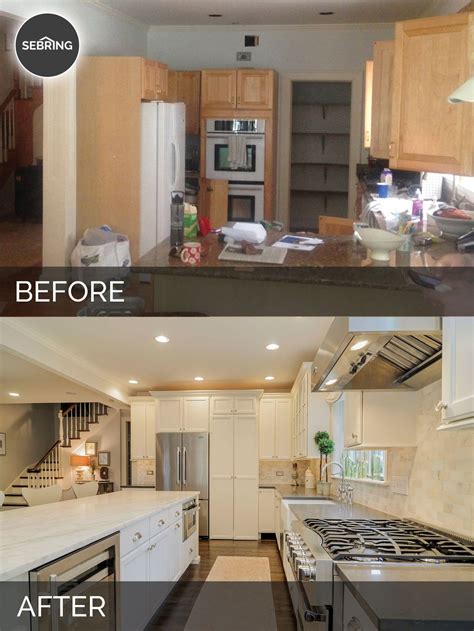 before & after kitchen remodel Home Remodeling Contractors, Home Remodeling Diy, Remodeling ...