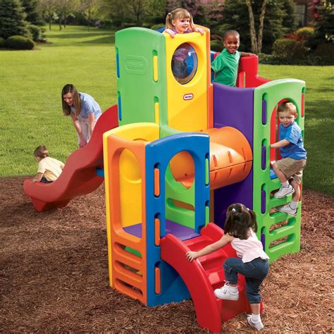 Climbing Towers Playground | Climbing tower, Little tikes, Little tikes playground