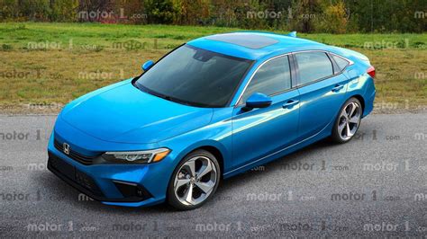 New 2022 Civic XI Sedan Renderings (Motor1) | CivicXI - 11th Gen Civic Type R (FL5), Hybrid, Si ...