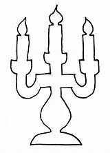 Candelabra Coloring Pages sketch template