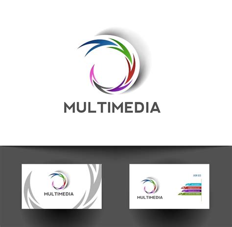 Premium Vector | Multimedia Logo Template Design