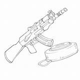 Machine Gun Coloring Pages sketch template