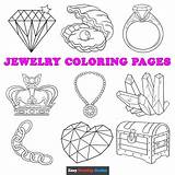 Free Printable Jewelry Coloring Pages For Kids  Easy sketch template