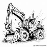 Backhoe Coloring Pages  Free & Printable sketch template