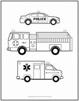 Ambulance Car Coloring Pages sketch template