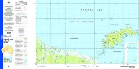 Buy Mornington Island Special SE54-01 Topographic Map 1:250k
