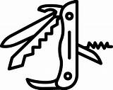 Swiss Army Knife Vector Icon Design 16952411 Art At Vecteezy sketch template