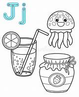 J Is For Coloring Pages sketch template