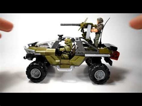 Halo Mega Construx Warthog Rally Build Video - YouTube