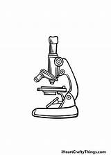 How To Draw A Microscope Step By sketch template