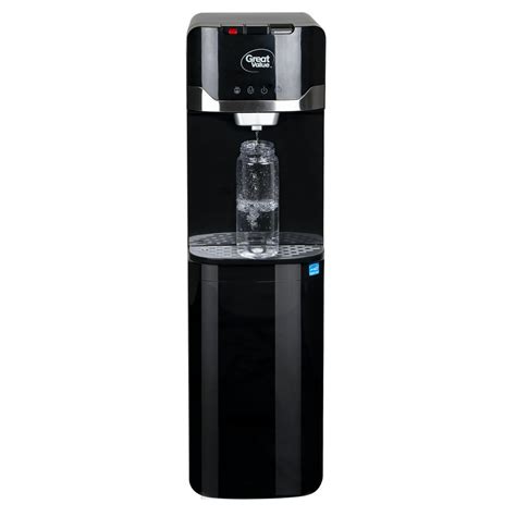 Great Value Bottom Loading Hot/Cold/Room Temp. Water Dispenser, Black Water Cooler - Walmart.com ...