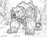 World Of Warcraft Druid Coloring Pages sketch template