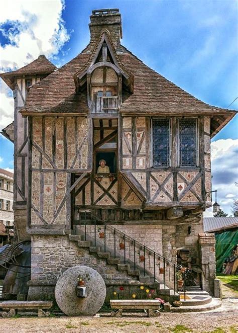 from Argentan. France | Houses in france, Medieval houses, Architecture