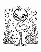 Free Flamingo Coloring Pages For Kids  coloring Page sketch template