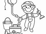 Plumber Coloring Pages At GetColoringscom  Free Printable Colorings sketch template