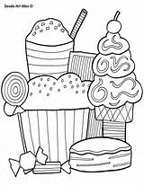 Get This Food Coloring Pages sweets H3bx7 sketch template