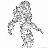 Alien Vs Predator 2 Coloring Page Pages sketch template