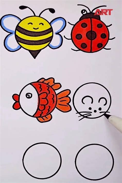 Teach kid drawing | Teach kid drawing | By Beautiful ArtworksFacebook | Hand art kids, Art ...