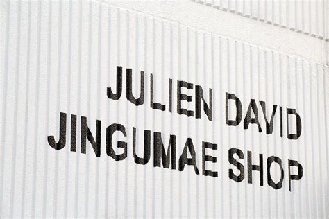Julien David Flagship Store, Tokyo, Japan Signage Display, Signage Design, Branding Design, Logo ...