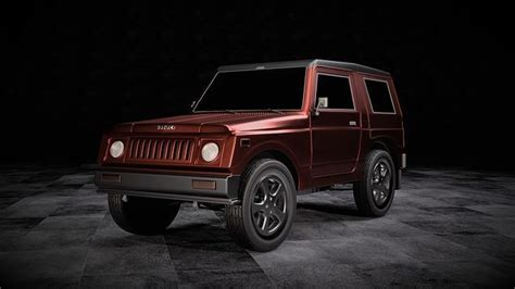 suzuki jeep free 3D model | CGTrader