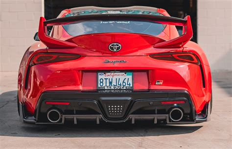 Toyota Supra Carbon Fiber Rear Bumper Diffuser — Southbay Autoworkz