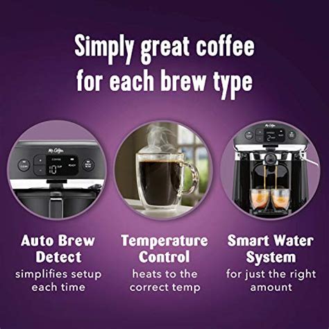 Mr. Coffee All-in-One Occasions Specialty Pods Coffee Maker, 10-Cup Thermal Carafe, and Espresso ...