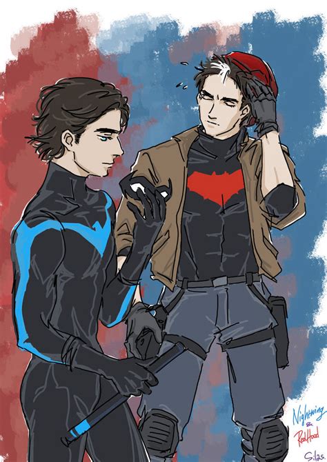 Nightwing and Red Hood by SilasSamle on DeviantArt