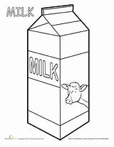 Coloring Pages Of Milk sketch template