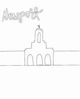 COLORING SHEET Newport Beach Temple LDS Quiet Activities  Etsy sketch template
