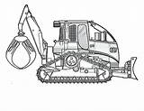 Excavator Coloring Page At GetDrawings  Free Download sketch template
